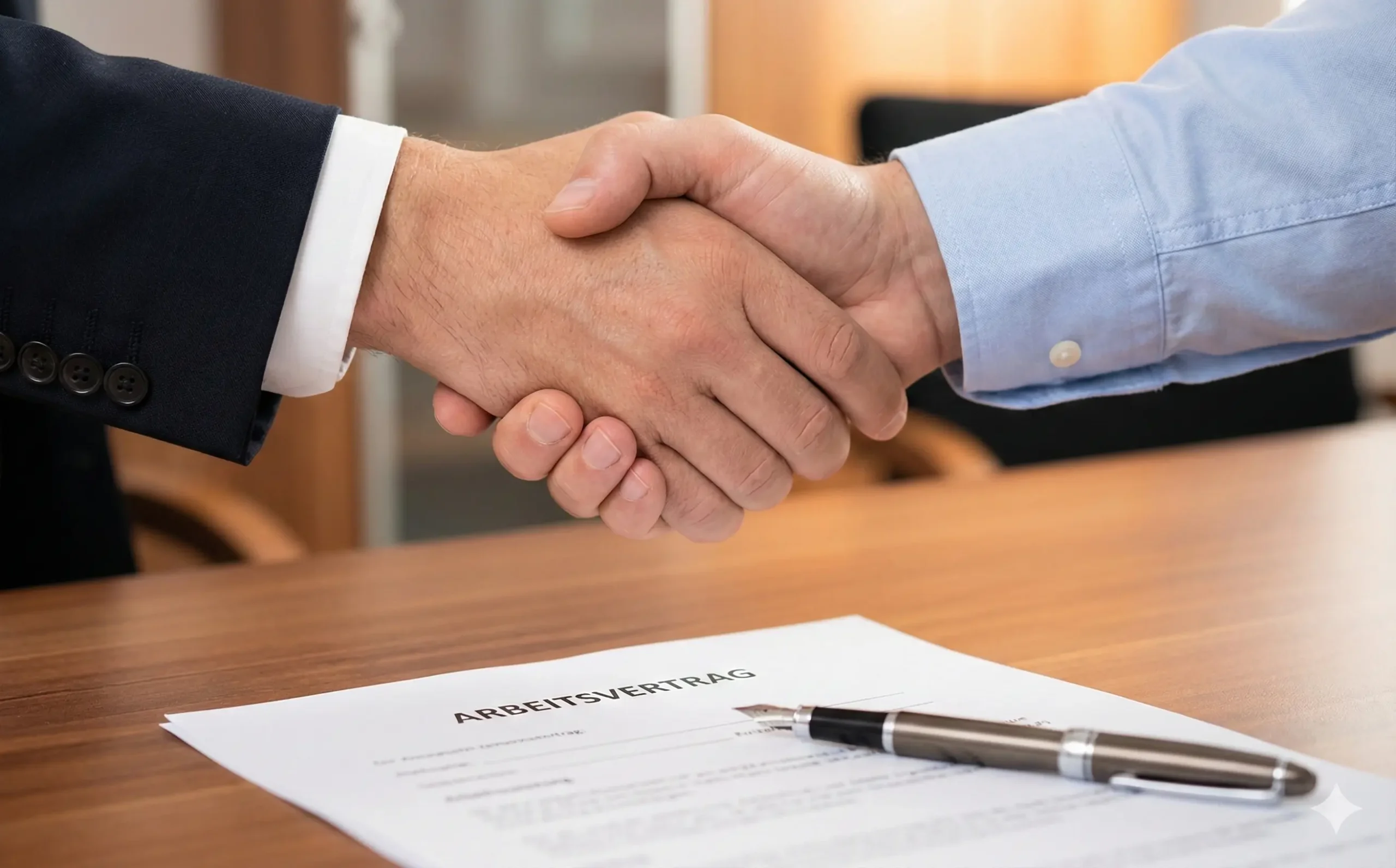 Symbolbild Arbeitsvertrag